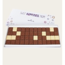 Chocolate telegram Hugs And Big Kiss Through The Letterbox